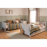Classic Children's Beech Bunk Bed with Storage & Trundle - Dove Grey