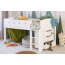 Cubix Children's Mid Sleeper With Chest Of Drawers