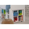 Cubix Children's Mid Sleeper With Two Storage Bookcases