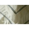 Reed Family Linen Two Row Satin Cord Oxford Pillowcase Pair