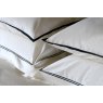 Reed Family Linen Two Row Satin Cord Oxford Pillowcase Pair