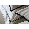 Reed Family Linen Two Row Satin Cord Oxford Pillowcase Pair