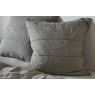 Bedfolk Square Cotton Quilted Pillowcase Pair - Moss