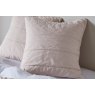 Bedfolk Square Cotton Quilted Pillowcase Pair - Rose