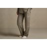 Bedfolk Womens Linen Pyjama Trousers - Moss Green