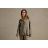 Bedfolk Womens Linen Pyjama Shirt - Moss Green