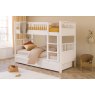 Bowood Children's Bunk Bed With Trundle - Pure White
