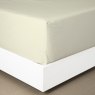 Reed Family Linen Plain Hemmed Fitted Sheet - Ivory