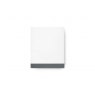 Amalia Prado Flat Sheet - White-Dark Grey