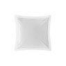 Amalia Home Collection Cirrus Square Velvet Cushions Cover - White