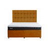 TEMPUR® Buckingham Divan Bed - Mustard