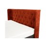 TEMPUR® Arc™ Ottoman Bed with Luxury Headboard - Copper Red