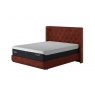TEMPUR® Arc™ Ottoman Bed with Luxury Headboard - Copper Velvet
