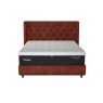 TEMPUR® Arc™ Ottoman Bed with Luxury Headboard - Copper Velvet (2)