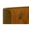 TEMPUR® Arc™ Ottoman Bed with Luxury Headboard - Gold Velvet Mustard