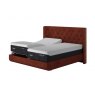 TEMPUR® Arc™ Adjustable Bed with Luxury Headboard - Copper Velvet