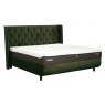 TEMPUR® Arc™ Static Disc Bed with Luxury Headboard - Green