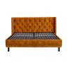 TEMPUR® Arc™ Static Disc Bed with Luxury Headboard - Gold-Mustard