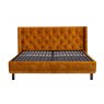 TEMPUR® Arc™ Static Disc Bed with Luxury Headboard - Gold-Mustard