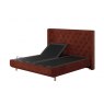 TEMPUR® Arc™ Ergo™ Smart Base with Luxury Headboard - Copper Velvet