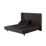 TEMPUR® Arc™ Ergo™ Smart Base with Luxury Headboard - Dark Grey Velvet