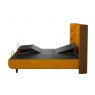 TEMPUR® Arc™ Ergo™ Smart Base with Luxury Headboard - Gold Velvet