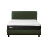 TEMPUR® Arc™ Ottoman Bed with Form Headboard - Dark Green