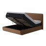 TEMPUR® Arc™ Ottoman Bed with Form Headboard - Brown
