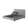 TEMPUR® Arc™ Adjustable Bed with Form Headboard - Pearl Grey