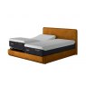 TEMPUR® Arc™ Adjustable Bed with Form Headboard - Gold Velvet