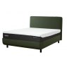 TEMPUR® Arc™ Static Disc Bed with Form Headboard Dark Green