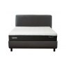 TEMPUR® Arc™ Static Disc Bed with Form Headboard Dark Grey