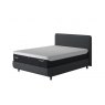 TEMPUR® Arc™ Static Disc Bed with Form Headboard - Dark Stone
