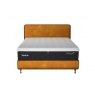 TEMPUR® Arc™ Static Disc Bed with Form Headboard - Gold Velvet