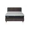TEMPUR® Arc™ Static Disc Bed with Form Headboard - Dark Grey Velvet