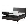 TEMPUR® Arc™ Ergo™ Smart Base with Form Headboard Dark Grey