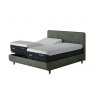 TEMPUR® Arc™ Ergo™ Smart Base with Form Headboard - Dark Green Velvet