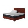 TEMPUR® Arc™ Adjustable Bed with Quilted Headboard - Copper Velvet