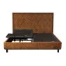 TEMPUR® Arc™ Ergo™ Smart Base with Quilted Headboard Brown