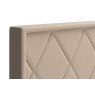 TEMPUR® Arc™ Ergo™ Smart Base with Quilted Headboard - Sand