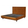 TEMPUR® Arc™ Static Disc Bed with Quilted Headboard Gold