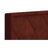 TEMPUR® Arc™ Static Disc Bed with Quilted Headboard - Copper Velvet