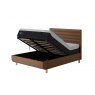 TEMPUR® Arc™ Ottoman Bed with Vectra Headboard - Brown