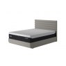 TEMPUR® Arc™ Ottoman Bed with Vectra Headboard - Warm Stone