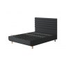 TEMPUR® Arc™ Static Disc Bed with Vectra Headboard - Dark Stone