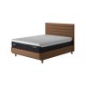 TEMPUR® Arc™ Static Disc Bed with Vectra Headboard - Brown