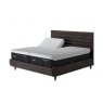 TEMPUR® Arc™ Static Disc Bed with Vectra Headboard - Dark Grey Velvet