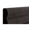 TEMPUR® Arc™ Static Disc Bed with Vectra Headboard - Dark Grey Velvet