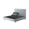 TEMPUR® Arc™ Adjustable Bed with Vertical Headboard - Stone