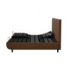 TEMPUR® Arc™ Adjustable Bed with Vertical Headboard - Brown